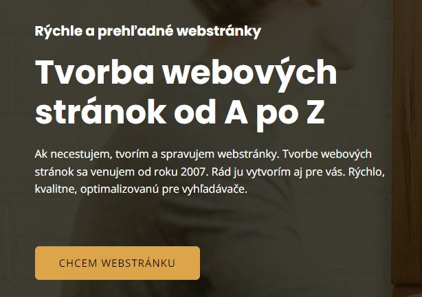 Tvorba webstránok
